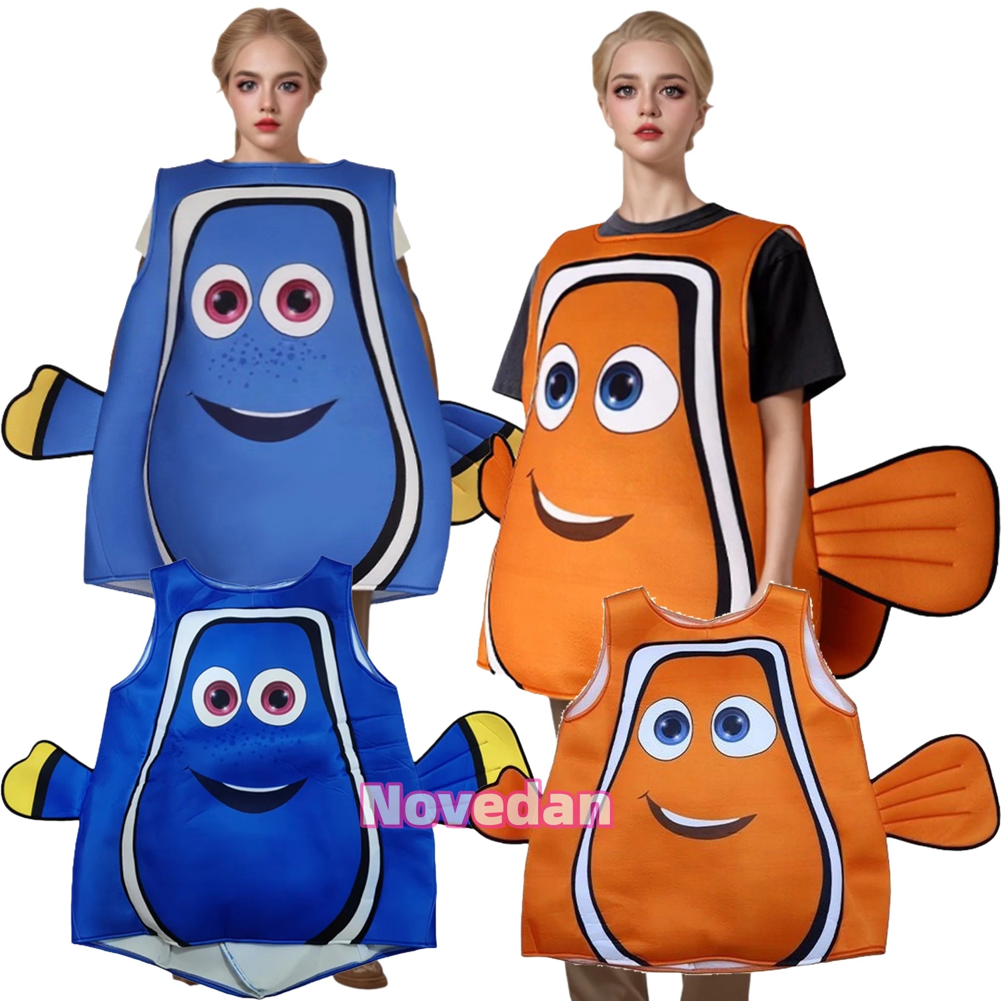 Find Nemo And Dory Costume Adult Anime Underwater Animal Clownfish Nemo Cosplay Carnival Party Fancy Dress Performance Costume